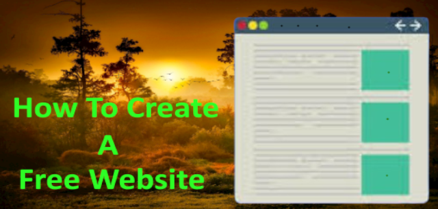 How to create Free Website?